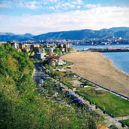 Apartamento En La Playa Con Parking Privado Getxo Exterior foto