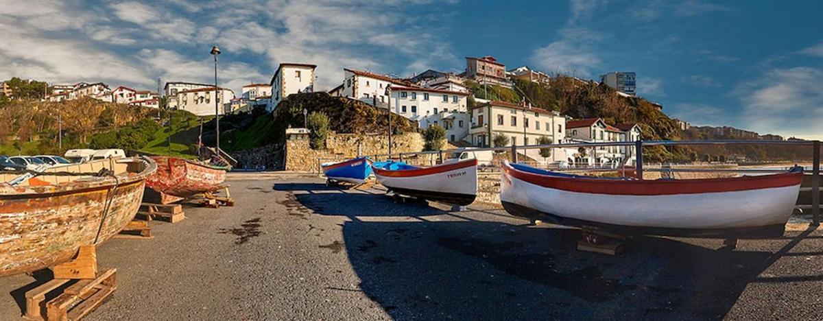 Apartamento En La Playa Con Parking Privado Getxo Exterior foto